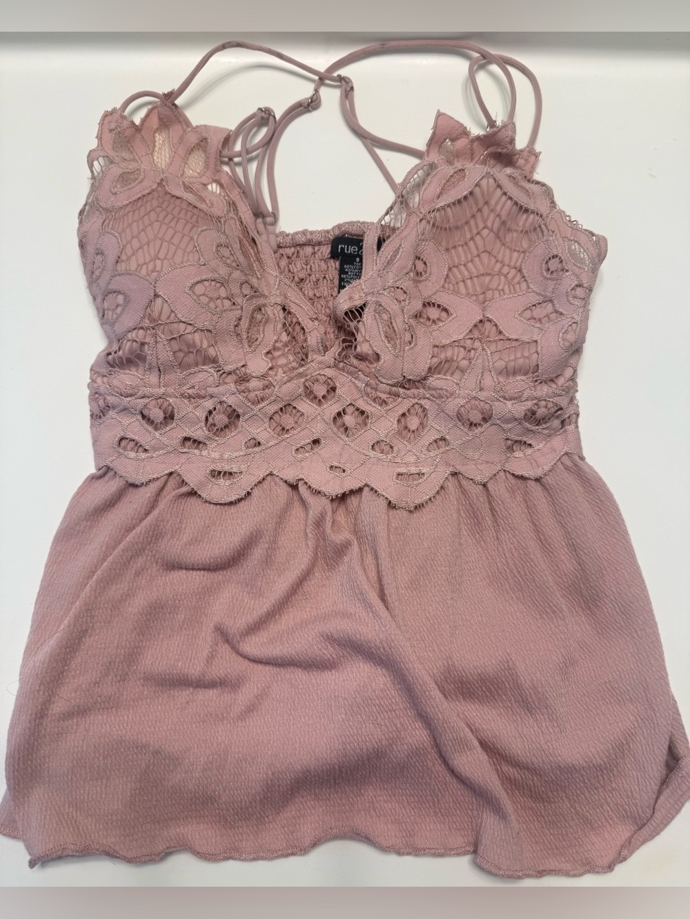 Rue21 Cottagecore Coquette
Barbiecore Lace Peplum Cami Top